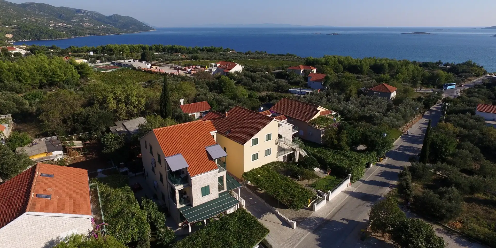 Trstenica beach near Maestral Orebic apartments, crystal clear Adriatic sea